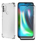 Kit Capa Anti Impacto Motorola G30 + Película De Vidro 3D