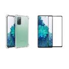 Kit Capa Anti Impacto + Pelicula De Vidro para Samsung Galaxy S20 Fe