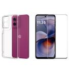 Kit Capa Anti Impacto + Película Premium 3D Para Moto G55 Kit Capa Anti Impacto + Película Premium 3D Para Moto G55