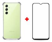 Kit Capa Anti Impacto + Pelicula Vidro 3d Para Galaxy A24