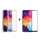 Kit Capa Anti Impacto Samsung Galaxy A50 + Película Vidro 3D