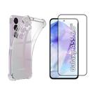 Kit Capa Anti Impactos Transparente + Película 3D Vidro Para Samsung Galaxy A55 Kit Capa Anti Impactos Transparente + Película 3D Vidro Para Samsung Galaxy A55