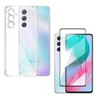 Kit Capa Anti Impactos Transparente + Película de Cerâmica Para Samsung Galaxy M54 Kit Capa Anti Impactos Transparente + Película de Cerâmica Para Samsung Galaxy M54