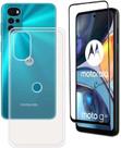 Kit Capa Anti Quedas e Película 5D Cerâmica Compatível com Motorola Moto G22