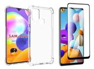 Kit Capa Anti Shock + Película de Vidro 3D Galaxy A21s