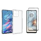 Kit Capa Anti-Shock + Película de Vidro 3D Para Moto G75 Kit Capa Anti-Shock + Película de Vidro 3D Para Moto G75