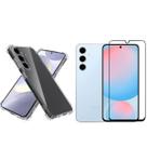 Kit Capa Anti Shock + Película de Vidro 3D Premium Para Galaxy S24 FE