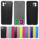 Kit Capa Aveludada Para Galaxy A03 + Pelicula Privacidade