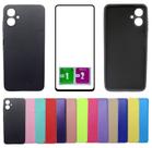 Kit Capa Aveludada Para Galaxy A06 + Pelicula Vidro 3d 9d Kit Capa Aveludada Para Galaxy A06 + Pelicula Vidro 3d 9d