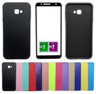 Kit Capa Aveludada Para Galaxy J4 Plus Core + Pelicula 3d
