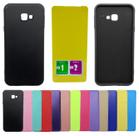 Kit Capa Aveludada Para Galaxy J4 Plus Core + Pelicula Gel