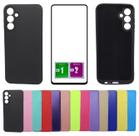 Kit Capa Aveludada Para Galaxy M55 + Pelicula Vidro 3d 9D Kit Capa Aveludada Para Galaxy M55 + Pelicula Vidro 3d 9D