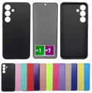 Kit Capa Aveludada Para Galaxy S25 + Pelicula Privacidade