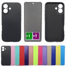 Kit Capa Aveludada Para Iphone 16 Plus+ Pelicula Privacidade