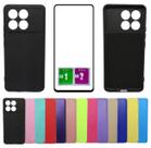 Kit Capa Aveludada Para Poco F6 Pro 5g+ Pelicula Vidro 3d 9D