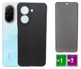 Kit Capa Aveludada Preta Para Redmi A5 + Pel. Privacidade Kit Capa Aveludada Preta Para Redmi A5 + Pel. Privacidade