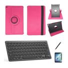 Kit Capa/Can/Pel/Teclado 360 Galaxy Tab S5e SM T725 10.5 Rosa