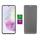 Kit Capa Capinha Anti Impacto Transparente + Película Fosca Privacidade Para Samsung Galaxy M35 5G