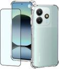 Kit Capa Capinha case Para Xiaomi Redmi Note 14 4G/5G Case Anti Impacto Transparente e Película De Vidro