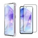 Kit Capa Capinha Para Galaxy A55 Anti Impacto + Película 3D