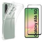 Kit Capa Capinha Para Galaxy A56 Anti Impacto + Película 3d