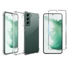 Kit Capa Capinha Para Galaxy S22 Anti Impacto + Película 3d