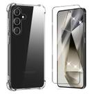 Kit Capa Capinha Para Galaxy S25 Anti Impacto + Película 3d