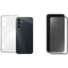 Kit Capa Capinha Transparente + Película Cerâmica Fosca para Galaxy M55