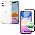 Kit Capa CapinhaTransparente + Película de Cerâmica Flexível Para Iphone13