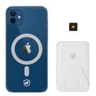 Kit Capa + Carteira MagSafe para iPhone 12 - Gshield