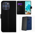 Kit Capa Carteira para Moto Edge 60 Fusion + Película Privacidade Fosca 9d