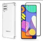 Kit Capa Case Anti Impactos + Película de Vidro 3D Tela Toda Galaxy M62