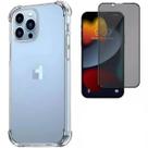 Kit Capa Case Anti Shock + Película 3D de Vidro Privativa para Iphone 12 Pro