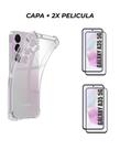 Kit Capa Case Capinha + 2x Película Vidro 3D Para Samsung Galaxy A35 5G