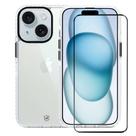 Kit Capa case capinha Urus Branca e Película Ultra Safe para iPhone 15 - Gshield