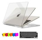 Kit Capa Case Compatível Com Macbookk PRO 16 A2485 A2780 A3186 A2991 A3403 CHIP M1 M2 M3 M4 e Película de Teclado