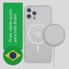 Kit Capa Case Compatível Magsafe Carregador Magnetico Para iPhone 17 Pró Max