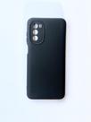 Kit Capa Case Silicone Aveludada Para Moto G52 Preto + Película 9D Cerâmica Inquebrável