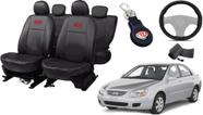 Kit Capa Cerato 2003 a 2008 + Chaveiro + Capa de Volante Sofisticado Kit Capa Cerato 2003 a 2008 + Chaveiro + Capa de Volante Sofisticado