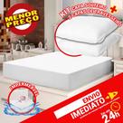 Kit Capa Colchão Solteiro + 2 Capas Travesseiro Impermeáveis Antiácaro Proteção Total - Pronta Entre