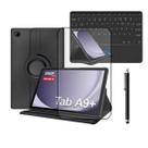 Kit Capa Com Teclado + Película De Vidro + Caneta Touch Para Tablet Galaxy Tab A9 Plus Kit Capa Com Teclado + Película De Vidro + Caneta Touch Para Tablet Galaxy Tab A9 Plus