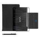 Kit Capa Com Teclado + Película De Vidro + Caneta Touch Para Tablet Vaio TL10