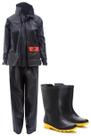 Kit capa conjunto roupa chuva feminina moto motoqueira tam m + bota tam 39 galocha impermeavel preta