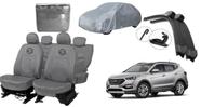 Kit capa couro c/ proteção + capa cobrir Santa Fe Kit capa couro c/ proteção + capa cobrir Santa Fe
