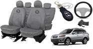 Kit capa couro c/ volante +chaveiro Sanata Fe 00-12