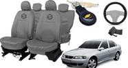 Kit Capa Couro Cinza Vectra 97-05 + Luxo e Proteção Kit Capa Couro Cinza Vectra 97-05 + Luxo e Proteção