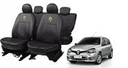 Kit capa couro Clio 12-18 proteção máxima contra rasgos