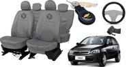 Kit Capa Couro Corsa 03-12 + Resistência ao Desgaste