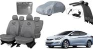 Kit capa couro Elantra + proteção interna extra