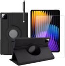 Kit Capa Couro Giratória + Película de Vidro + Caneta Touch Para Xiaomi POCO Pad X1 e Xiaomi Mi Pad 7/7 Pro Kit Capa Couro Giratória + Película de Vidro + Caneta Touch Para Xiaomi POCO Pad X1 e Xiaomi Mi Pad 7/7 Pro